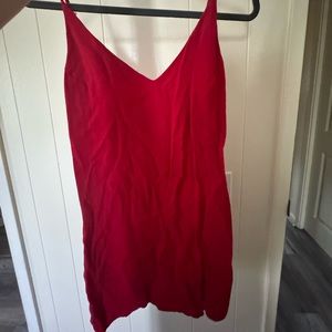 Reformation Marlowe Red Dress XS